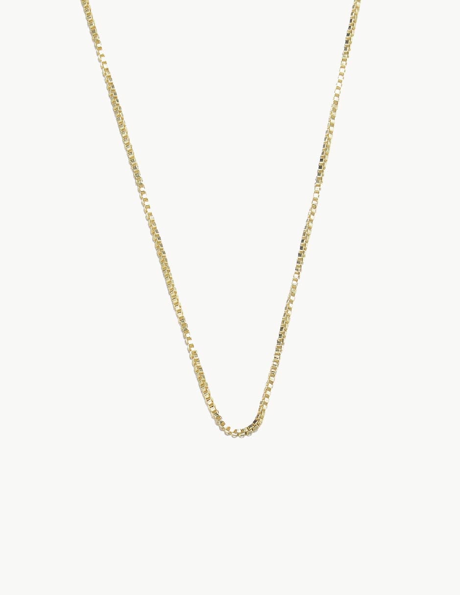 Collar de baño de oro 18 K Collar de baño de oro 18 K