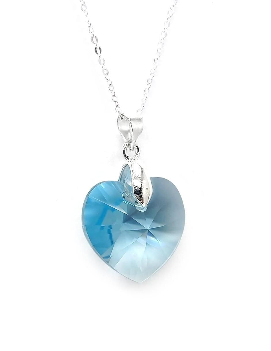 Collar de corazón Heart de plata P 925