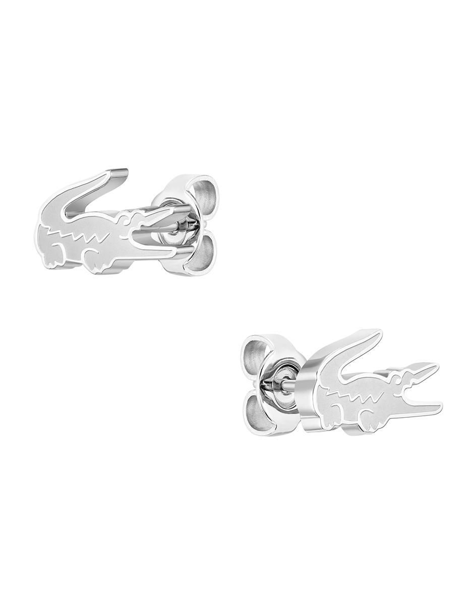 Aretes de logo con acabado brillante 2