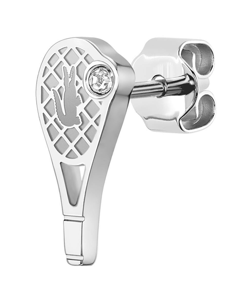 Aretes de logo Winna con acabado brillante cristal 3