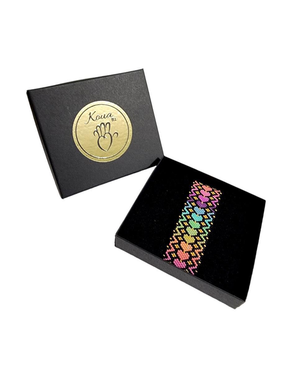 Brazalete koua itz de cristal joyería para dama con acabado cristal