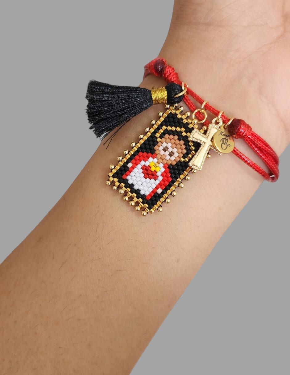 Pulsera con acabado cristal 2