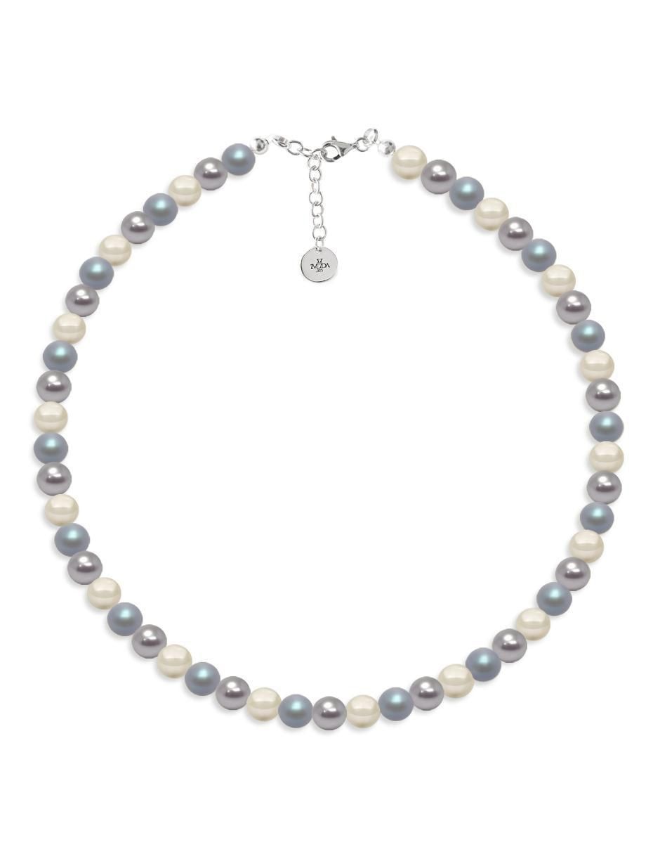 Aretes, collar y pulsera Pearls de plata P925 cristal 5