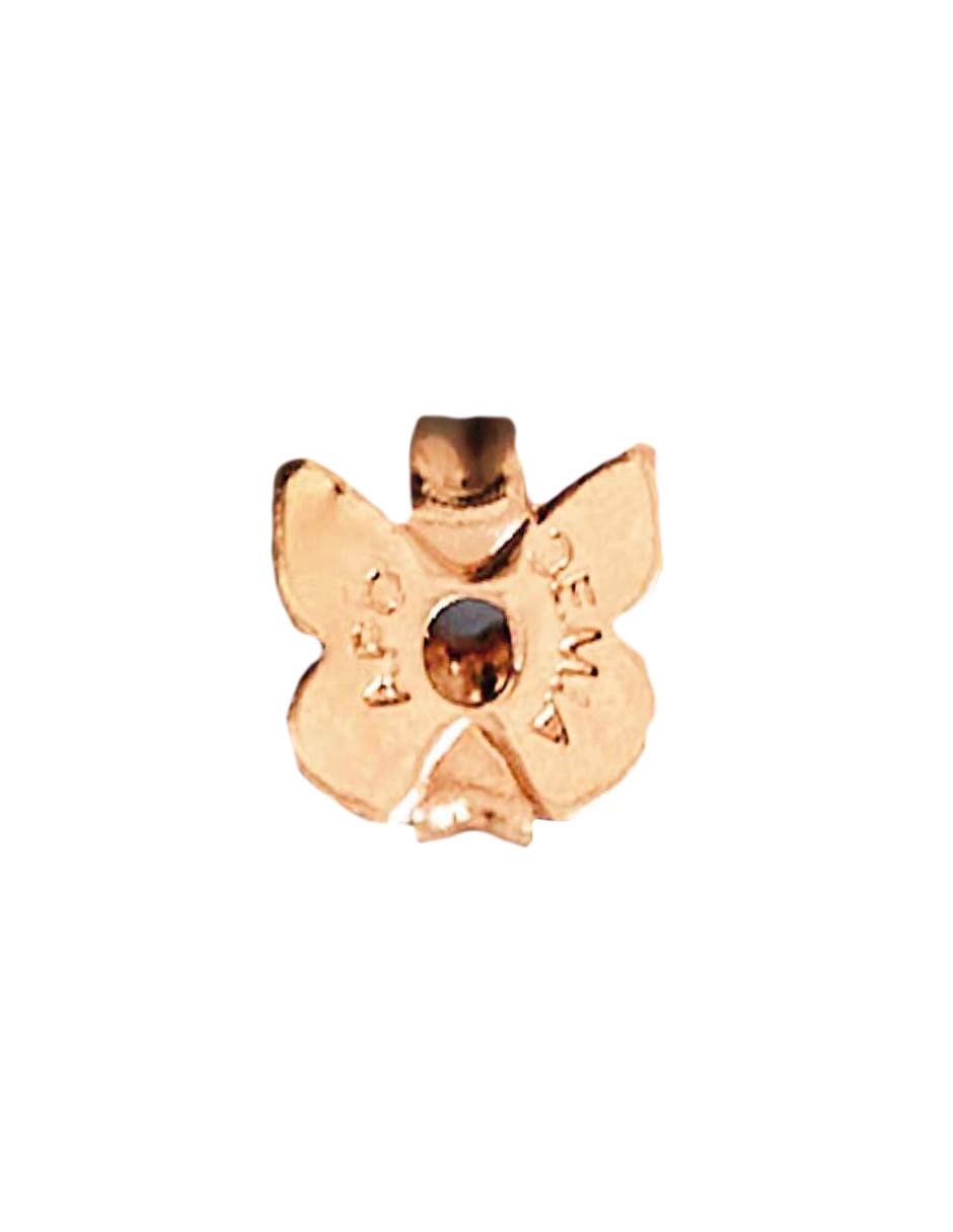 Mariposa para arete de latón