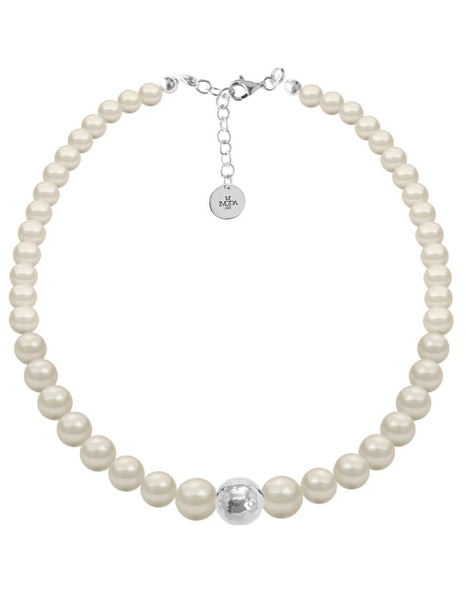 Aretes, collar y pulsera Pearls de plata P925 cristal 3