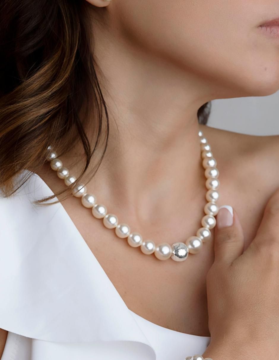 Collar Pearls de plata P 925 4