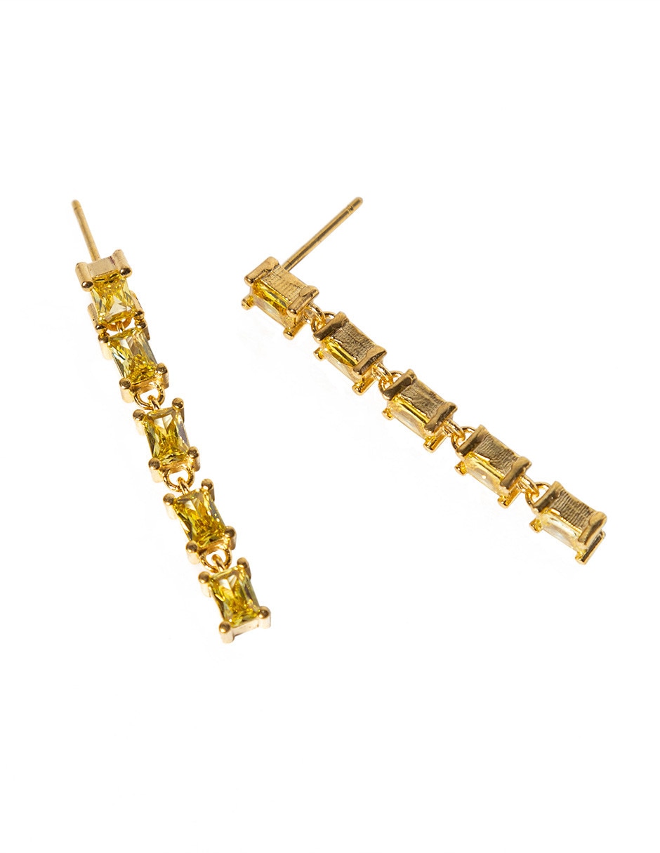 ARETES DANIEL ESPI, UNITALLA, AMARILLO
