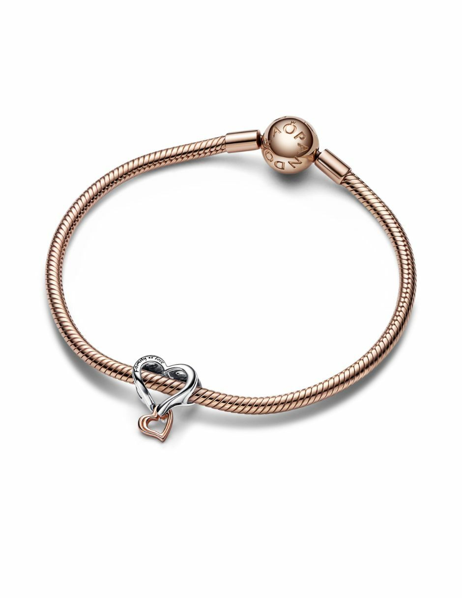 Charm de corazón Moments de plata zirconia cúbica 3