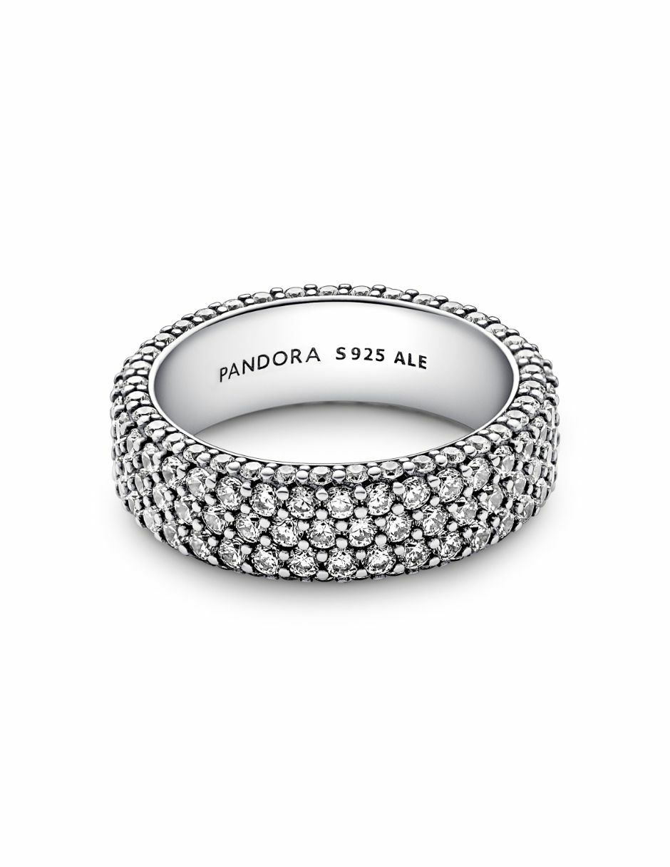 Anillo Timeless P 925 de plata zirconia cúbica brillante