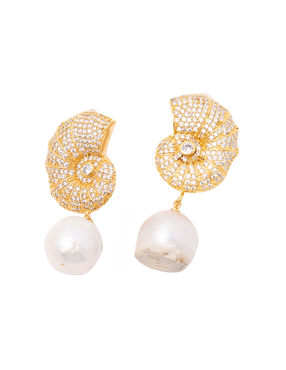 ARETES DANIEL ESPINO, UNITALLA, BLANCO