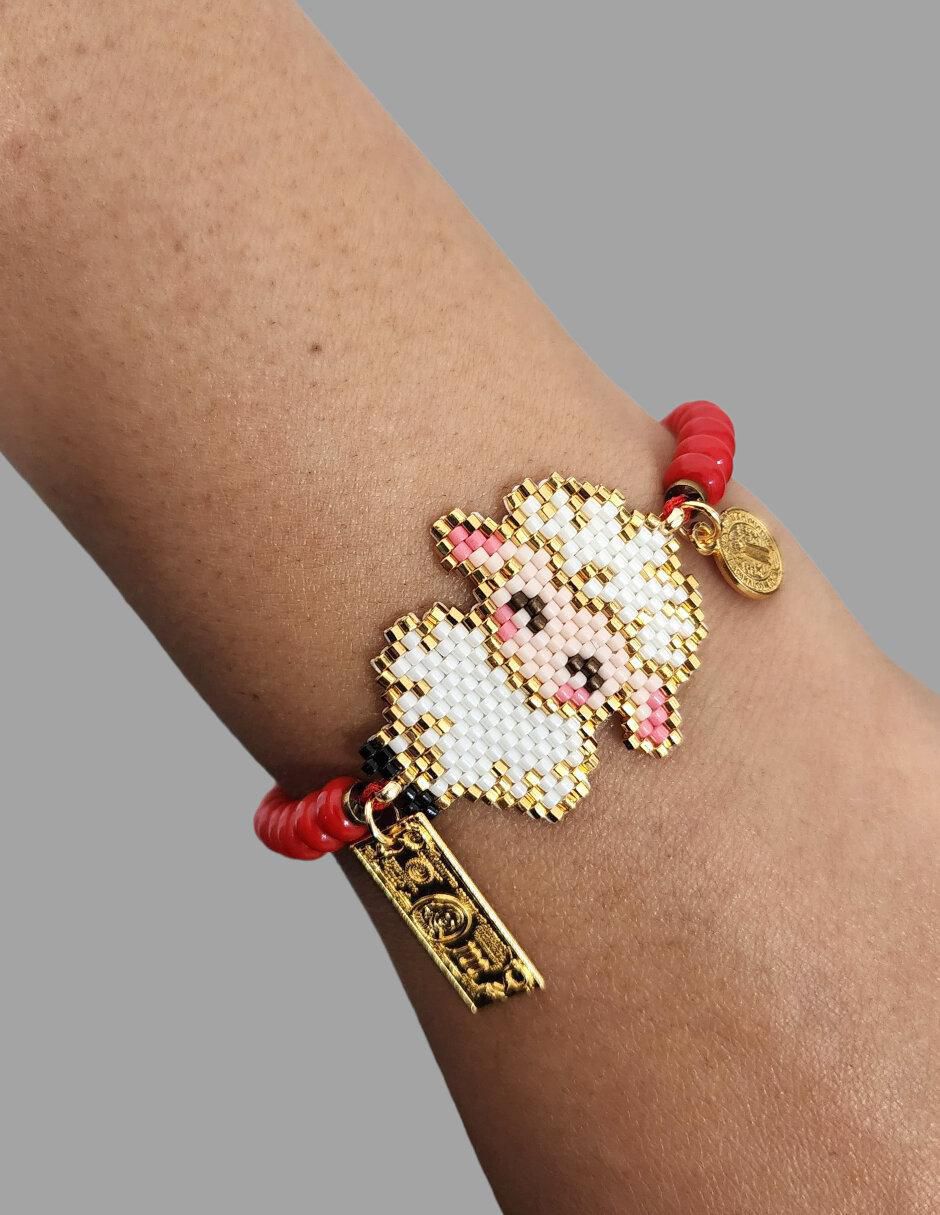 Pulsera Borrego De La Abundancia con acabado brillante 2