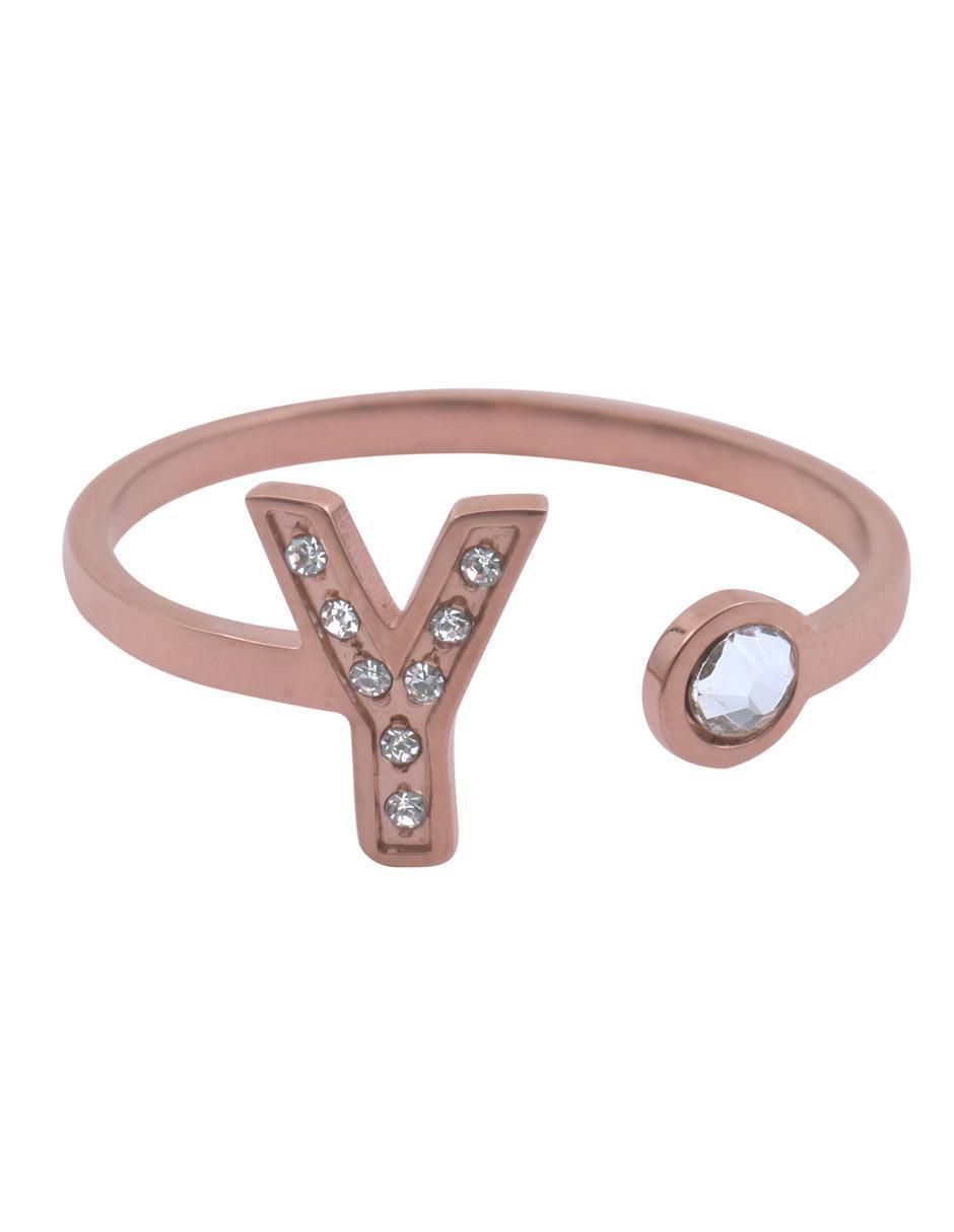 Anillo de letra x zirconia cúbica brillante Anillo de letra x zirconia cúbica brillante