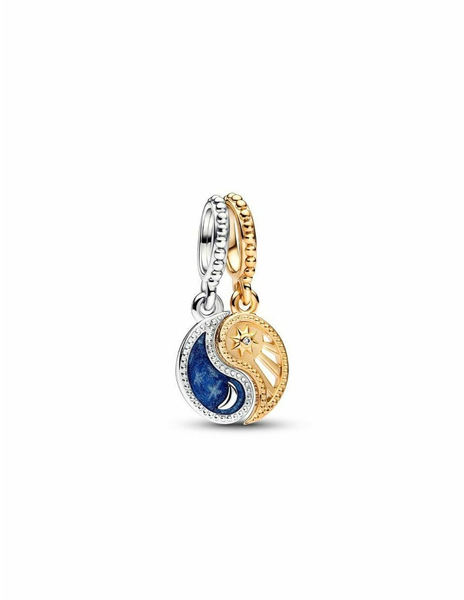 Charm semicircular moments de plata P 925 zirconia cúbica
