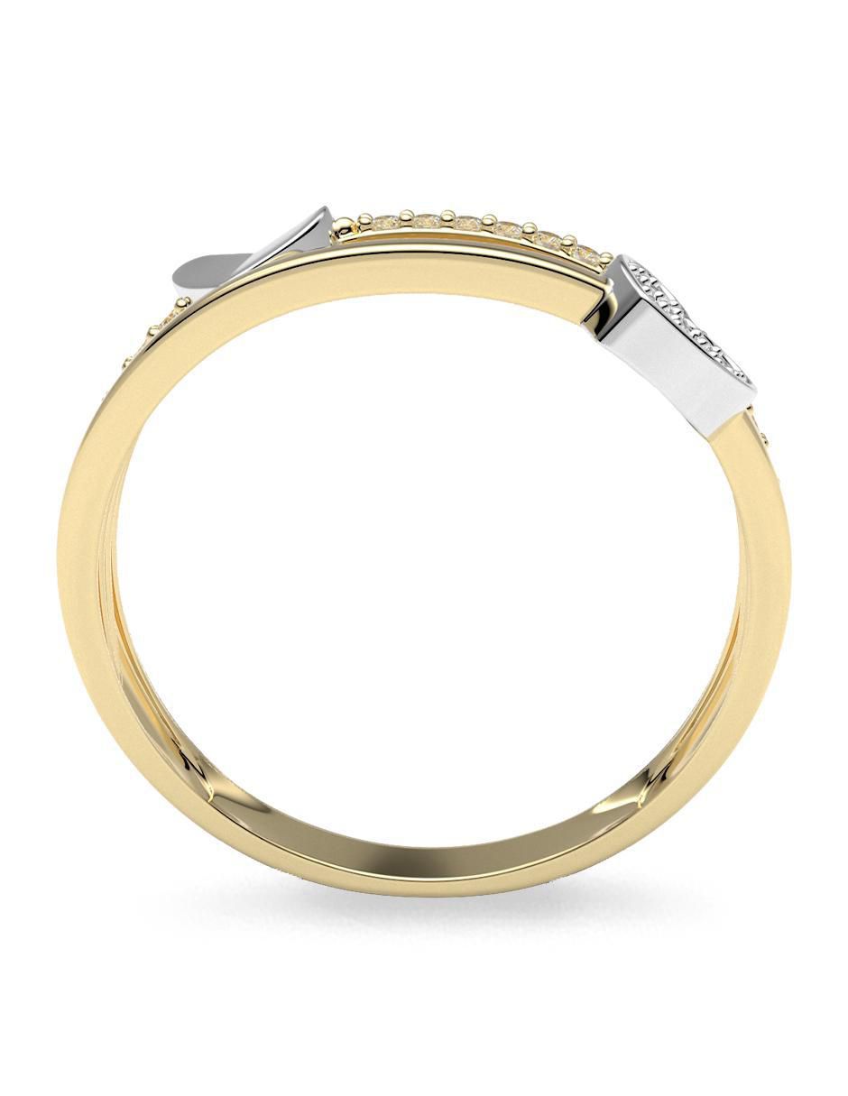 Anillo "de (si aplica)" redondo amelie joyas sin colección sin licencia 14 k "de" oro zirconia