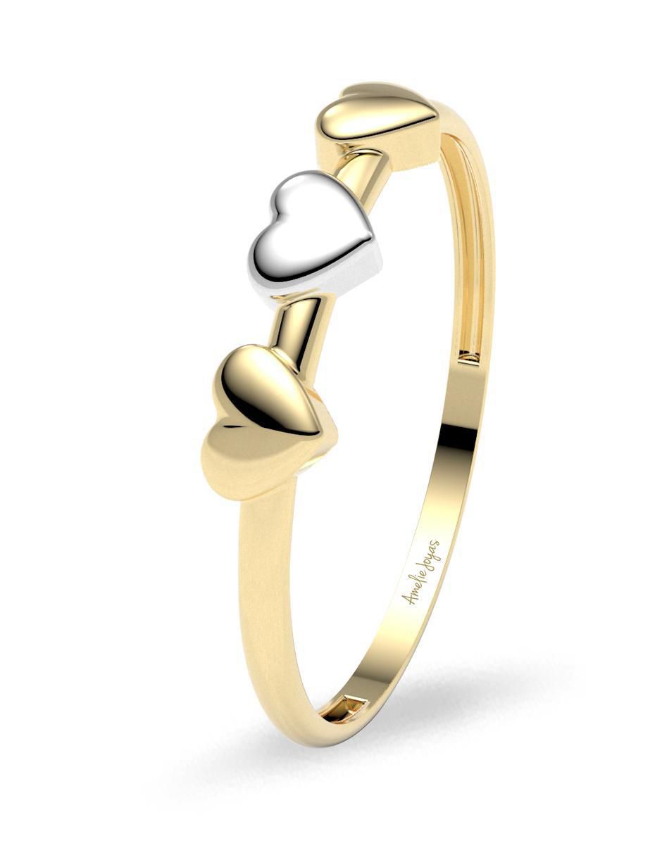 Anillo "de (si aplica)" corazón amelie joyas sin colección sin licencia 14 k "de" oro sin gema