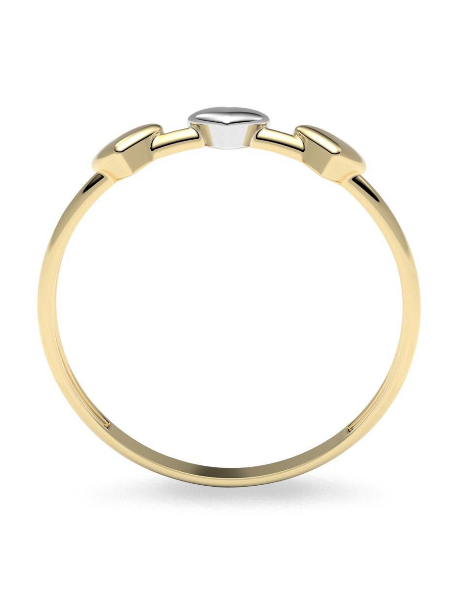 Anillo "de (si aplica)" corazón amelie joyas sin colección sin licencia 14 k "de" oro sin gema