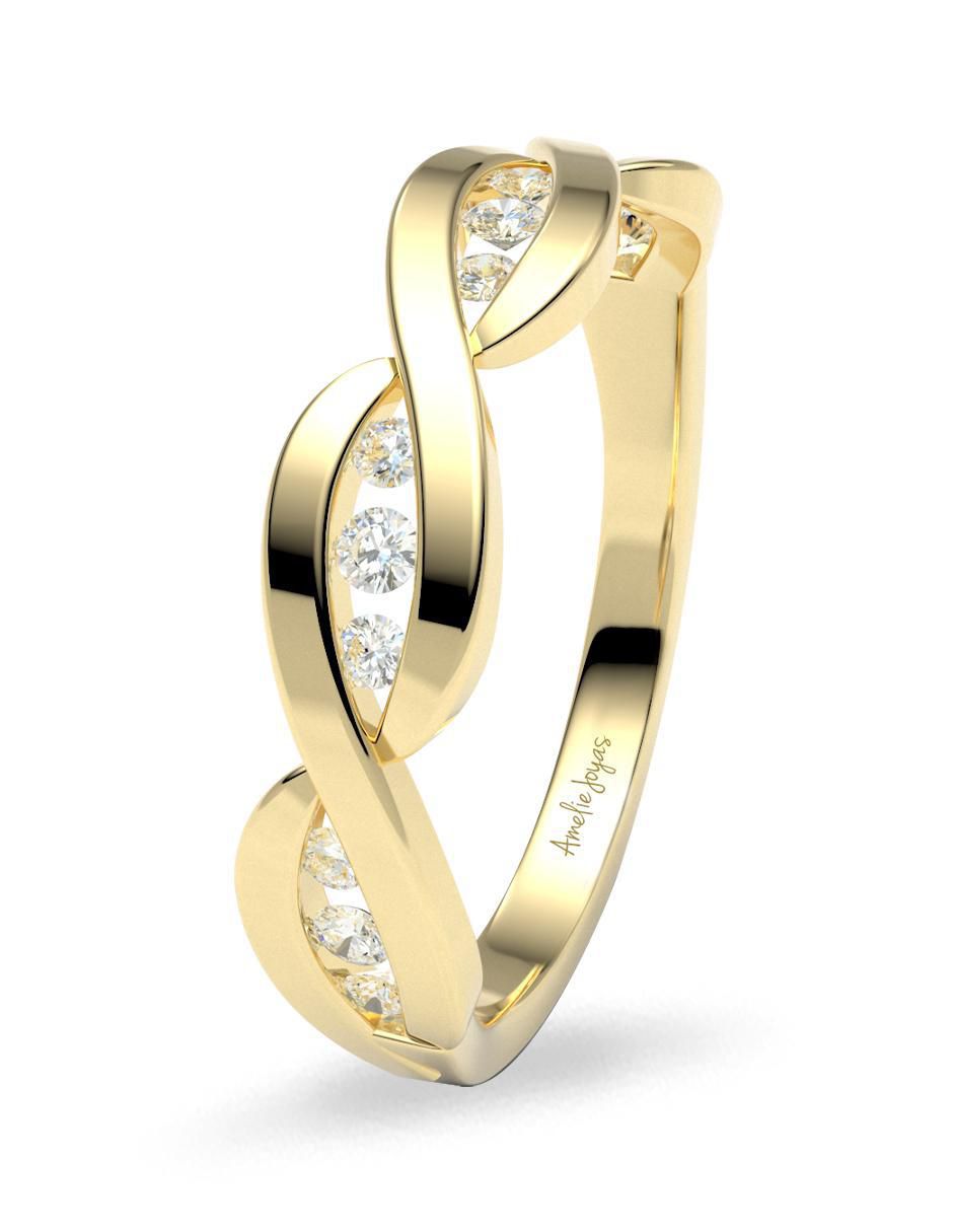 Churumbela "de (si aplica)" redondo amelie joyas sin colección sin licencia 14 k "de" oro zirconia
