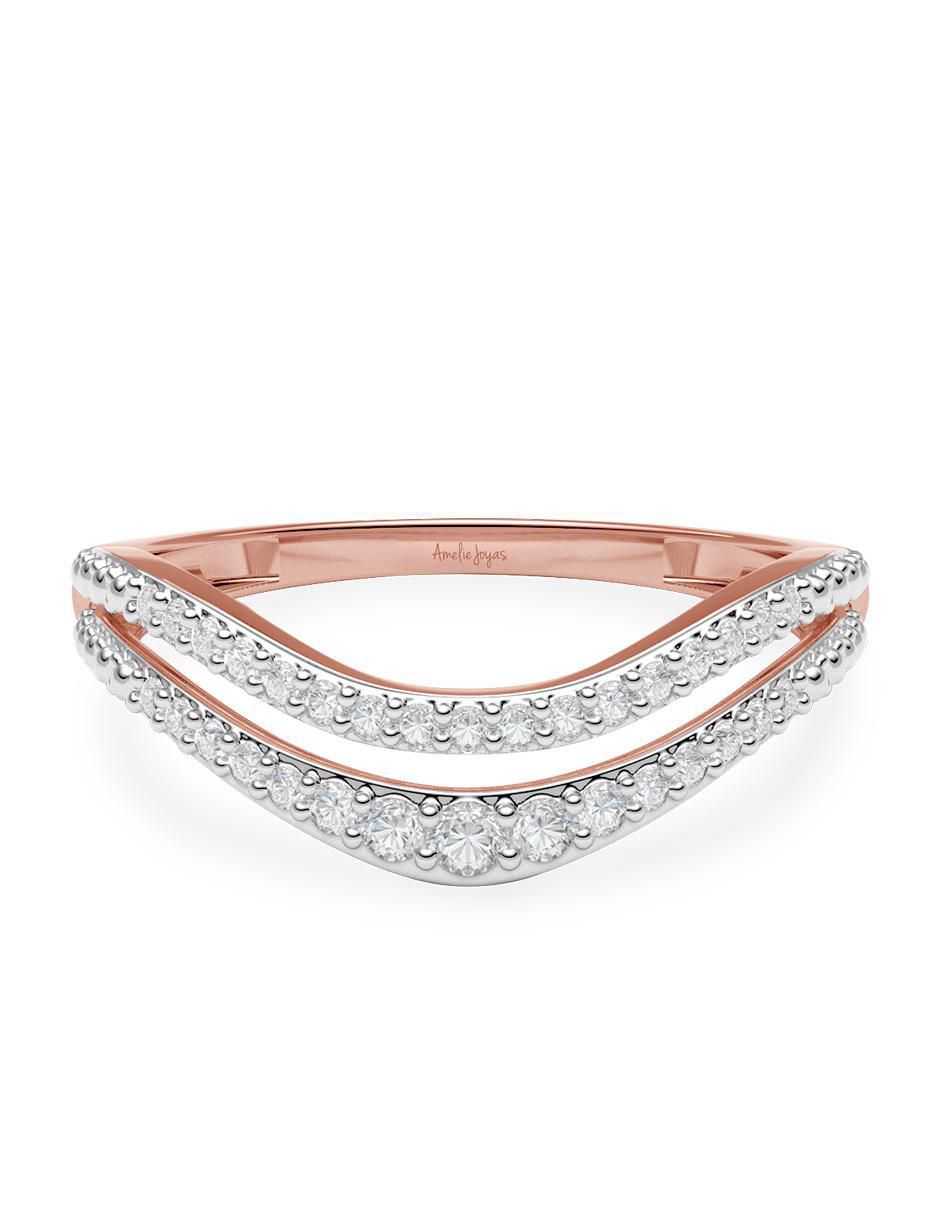 Anillo 14 k de oro zirconia brillante Anillo 14 k de oro zirconia brillante