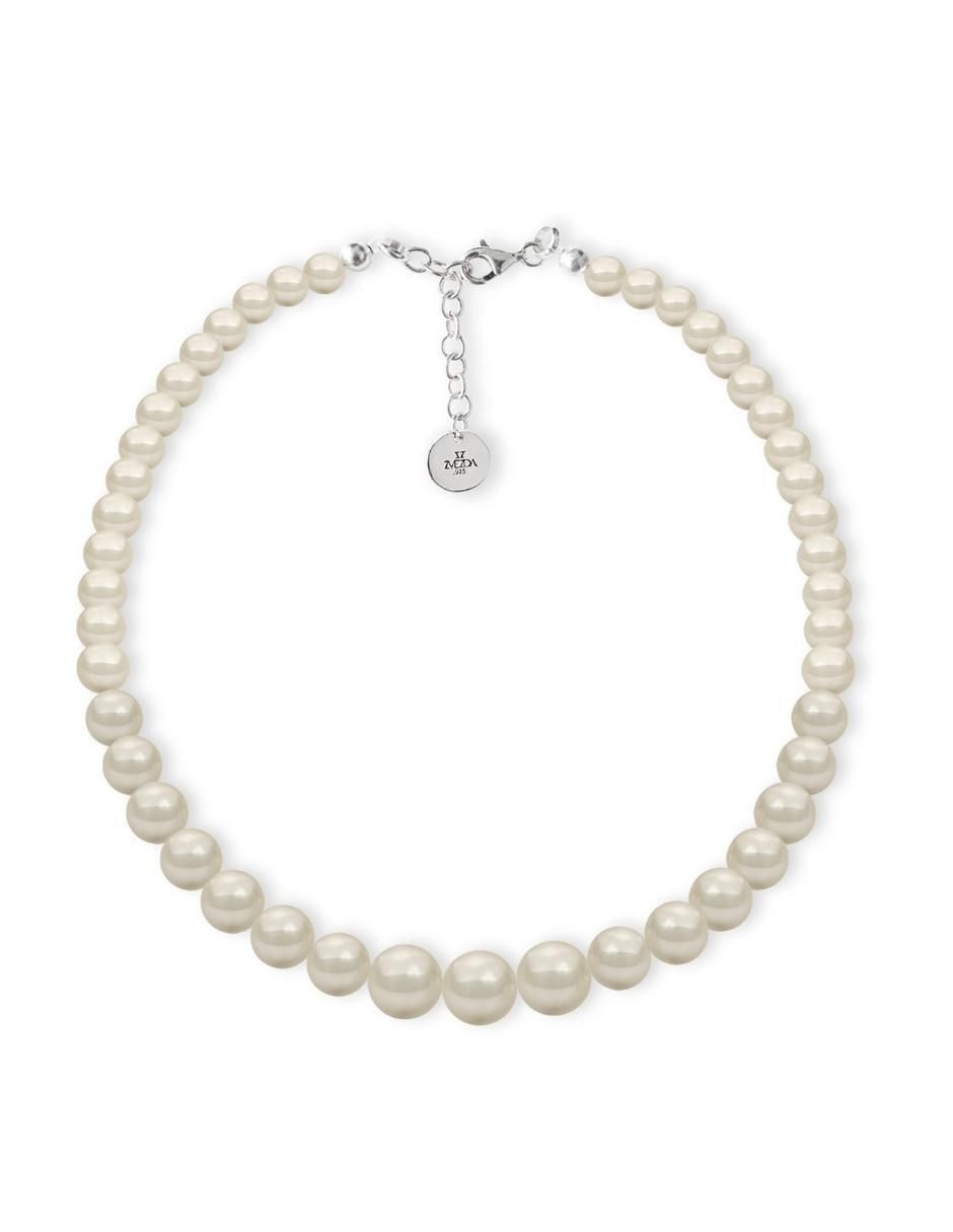 Collar aretes y pulsera de Pearls de plata P925 4