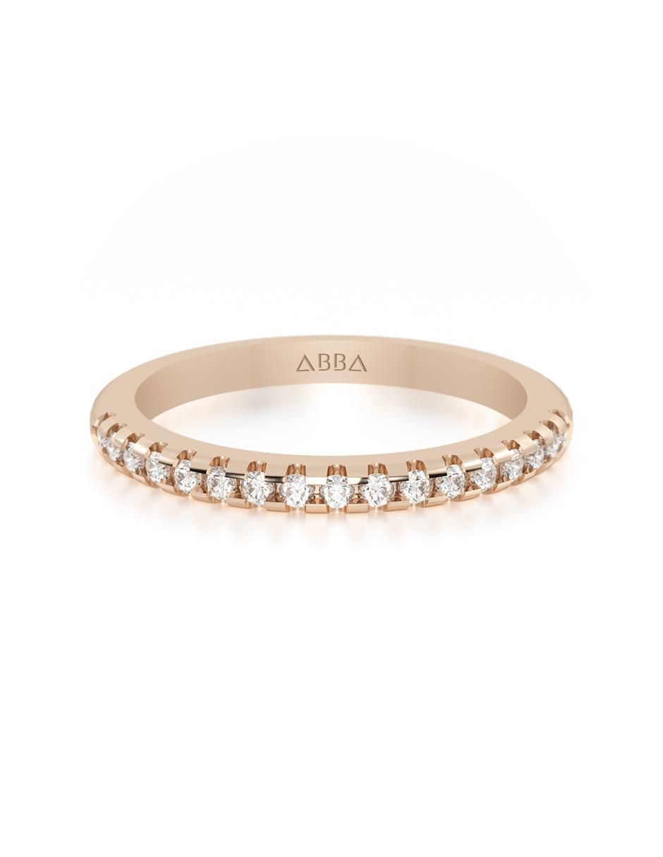 Churumbela 10 k de oro zirconia pavé