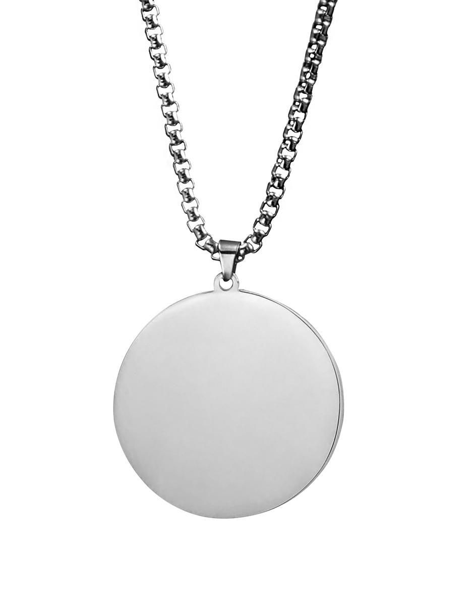 Collar "de (si aplica)" circular clepsidra ninguna "de" acero inoxidable