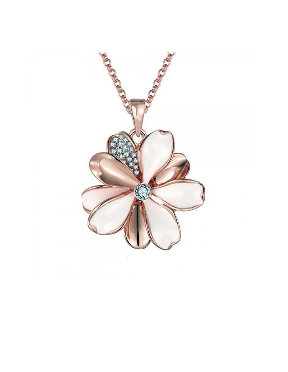 Collar con dije de flor Collar con dije de flor
