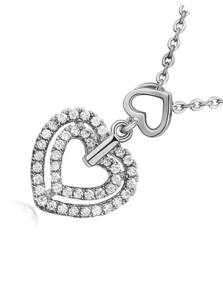 Collar con dije de corazón 2