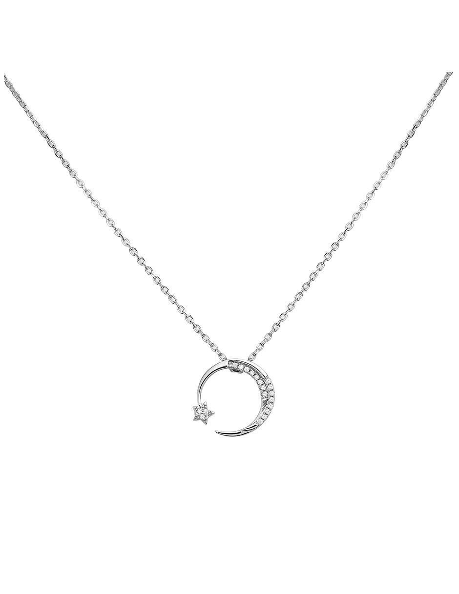 Cadena de luna de plata P 925 1