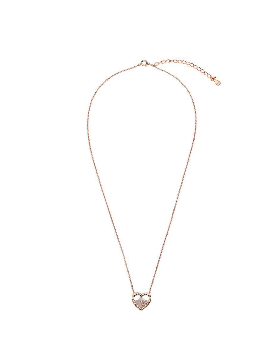 Cadena de corazón de plata P 925 3