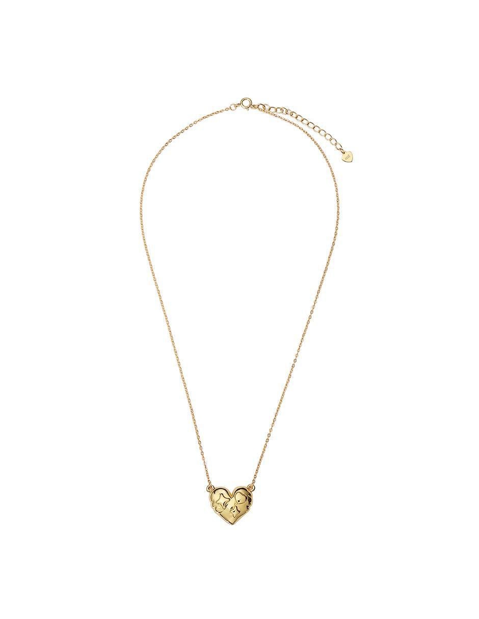 Cadena de corazón Gold de plata P 925 2