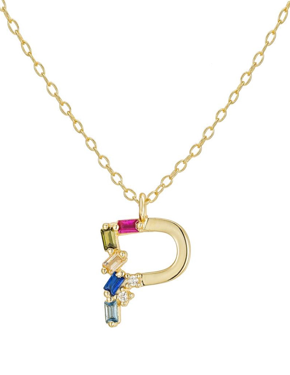 Collar Letter de plata P 925