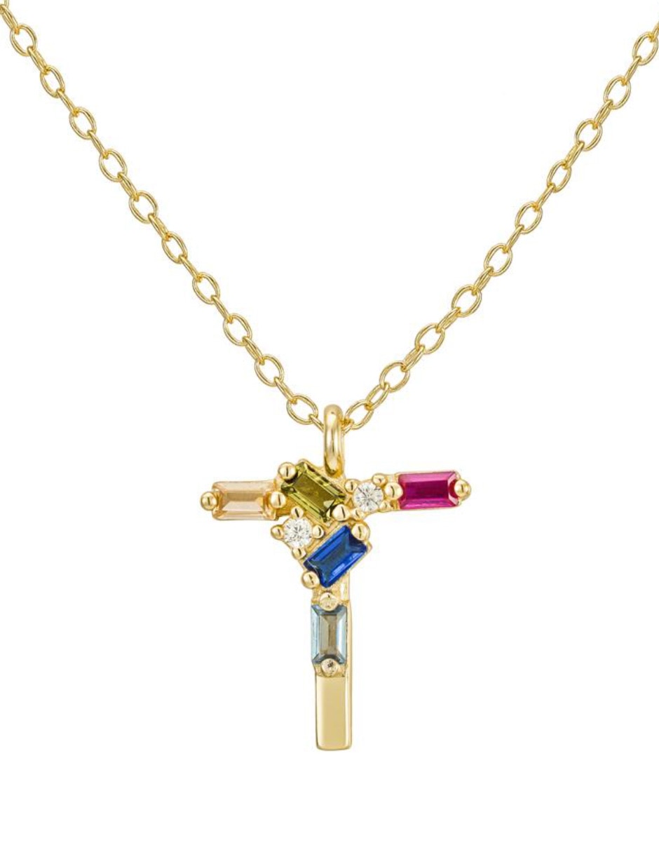 Collar Letter de plata P 925