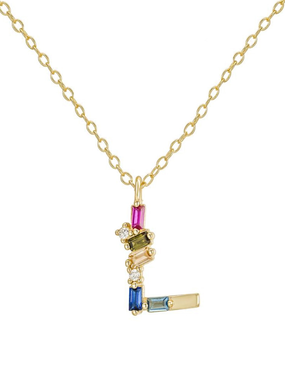 Collar Letter de plata P 925