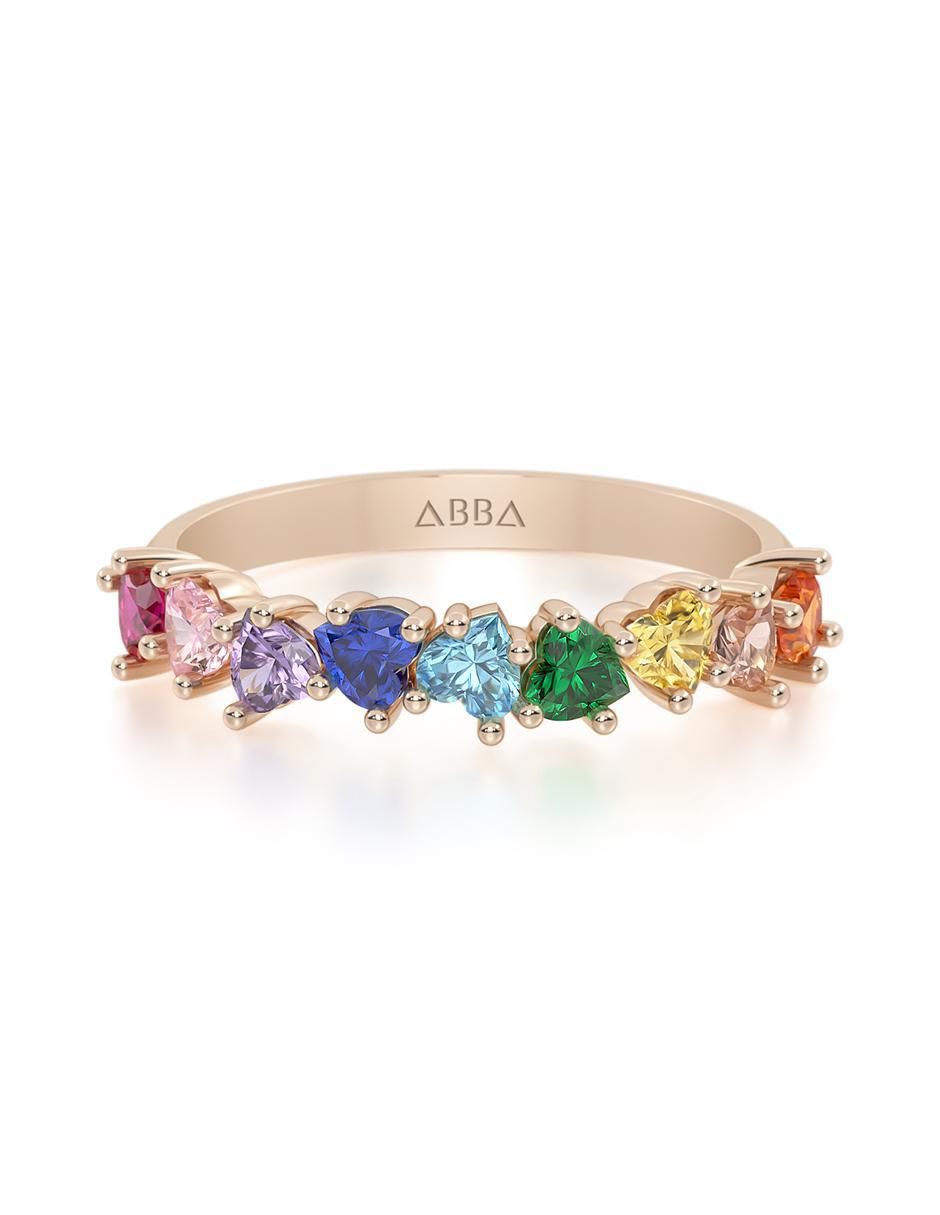 Churumbela de corazón 10 k de oro zirconia pavé Churumbela de corazón 10 k de oro zirconia pavé