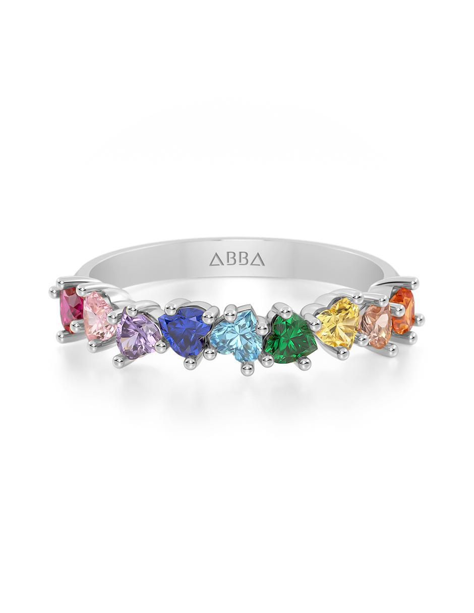 Churumbela de corazón 10 k de oro zirconia pavé Churumbela de corazón 10 k de oro zirconia pavé