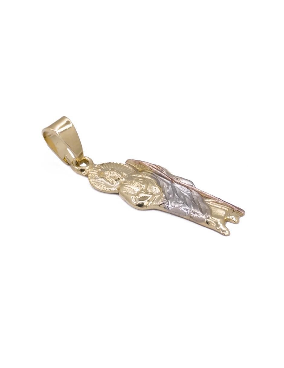 Collar San Judas de baño de oro 10 K 3