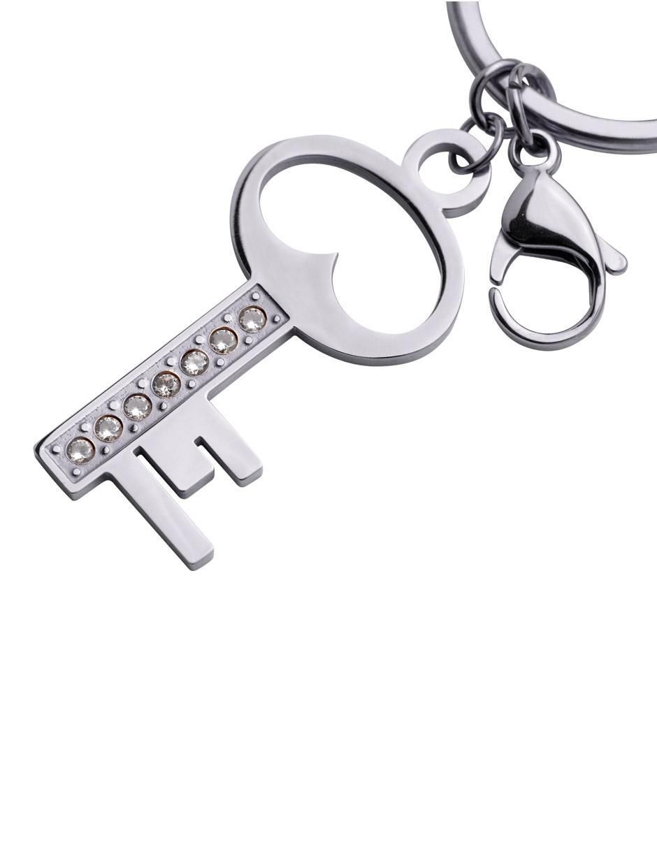 "llavero" luckyly sin licencia "de" acero inoxidable