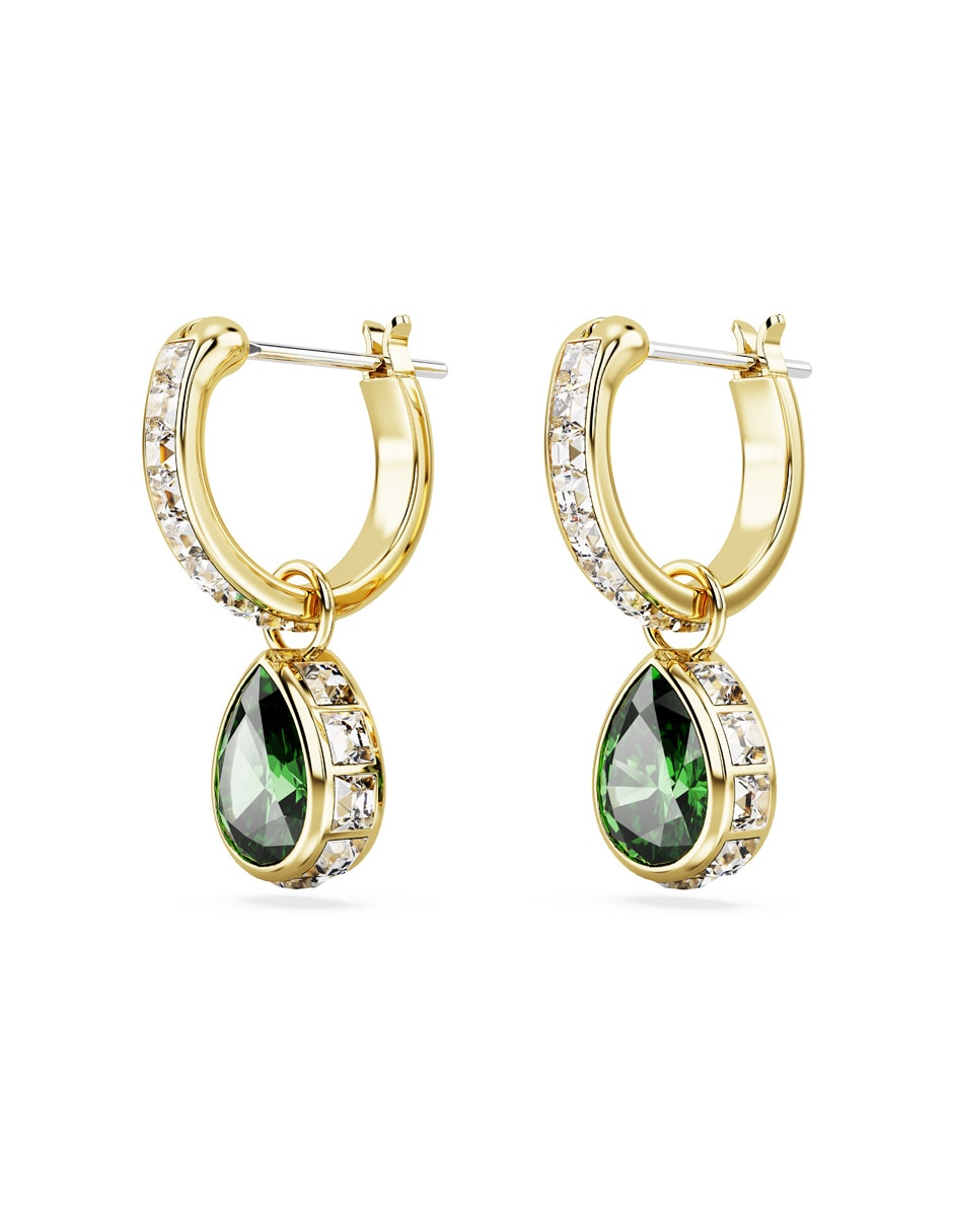 Aretes de gota con acabado brillante 2