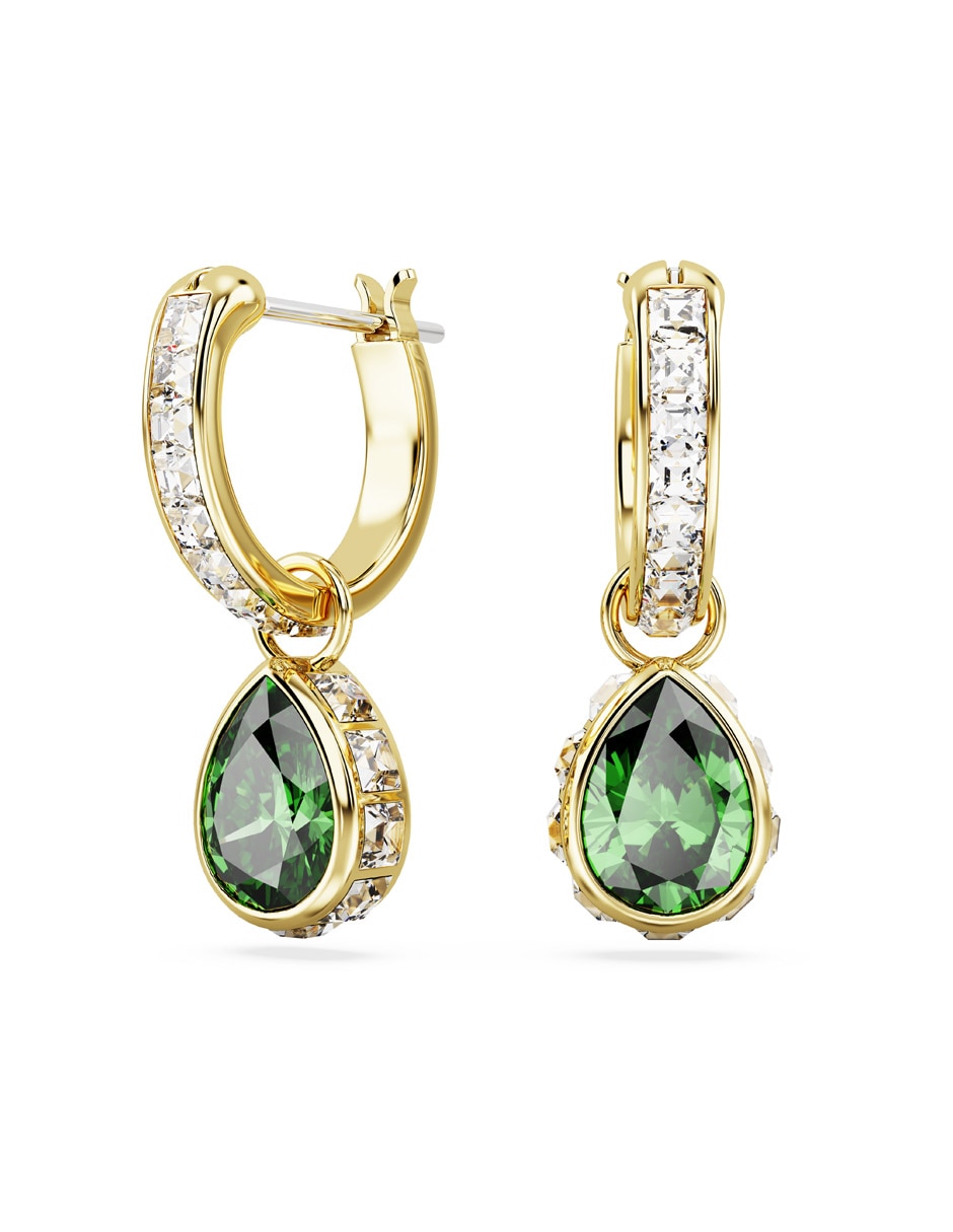 Aretes de gota con acabado brillante 3