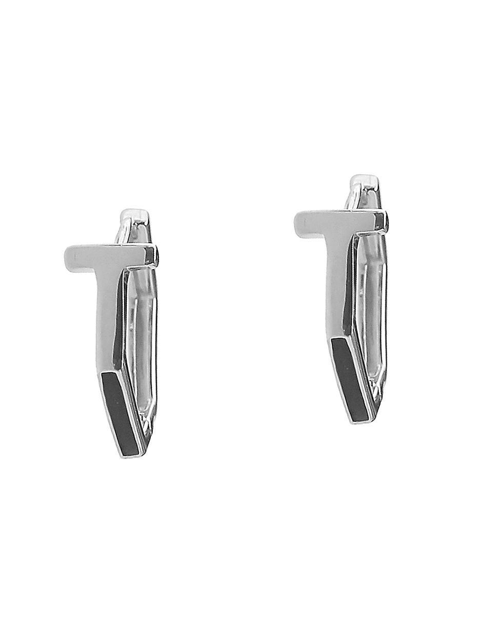 Arracadas de plata P 925 con acabado plateado Arracadas de plata P 925 con acabado plateado