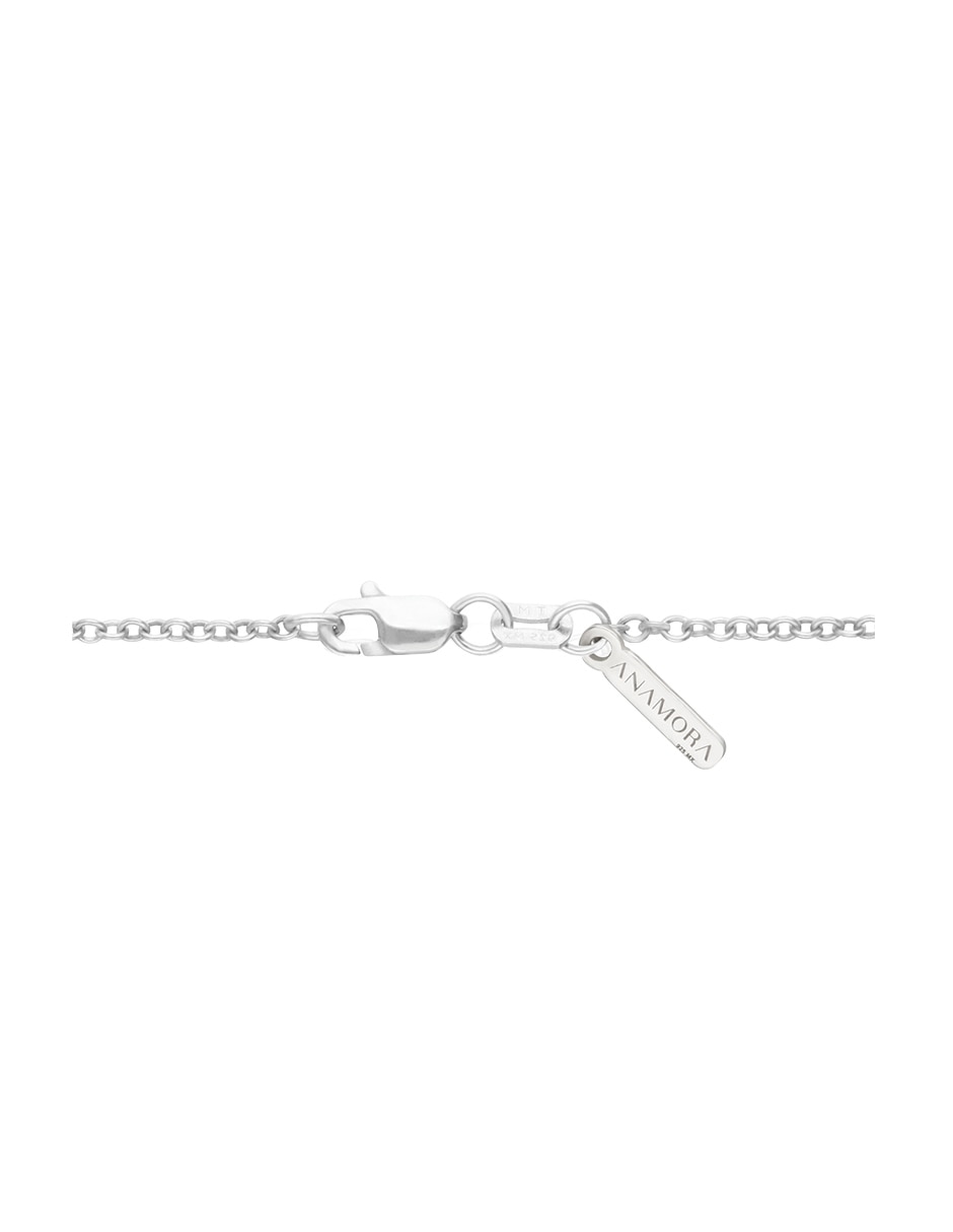 Dije de flor florecer de plata P 925 circonita 2