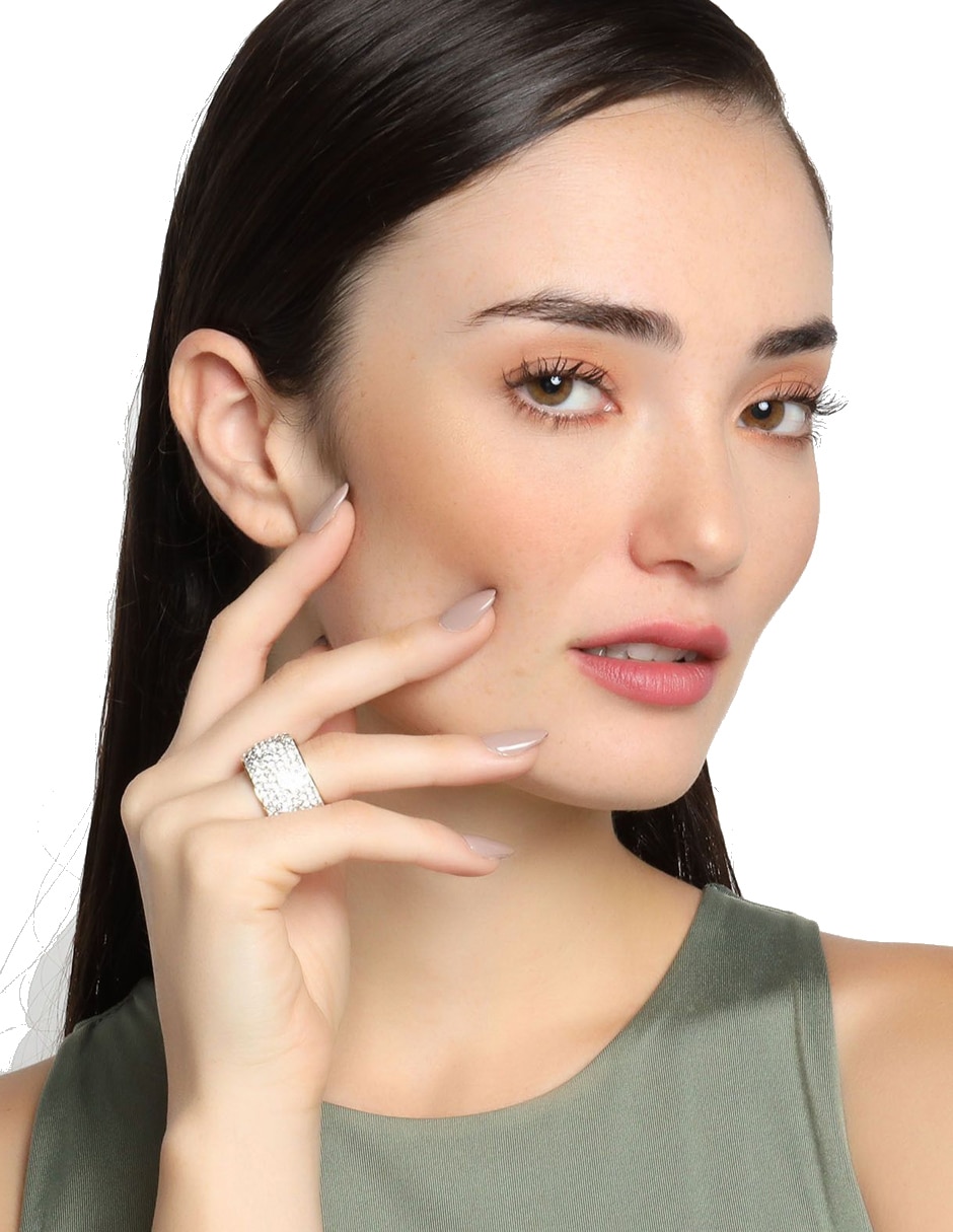 Anillo multi gemas cristal brillante 2