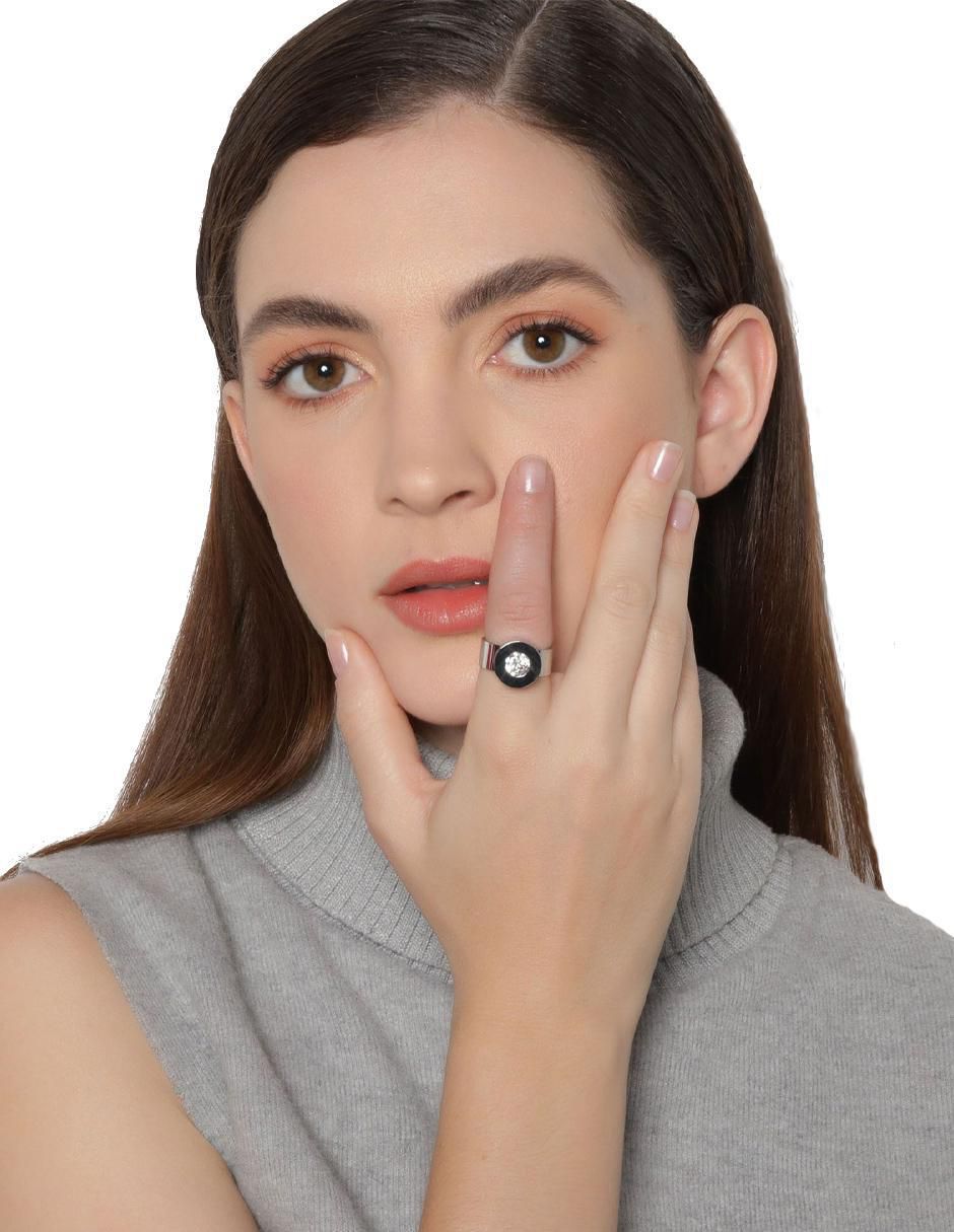 Anillo multi gemas cristal brillante 3