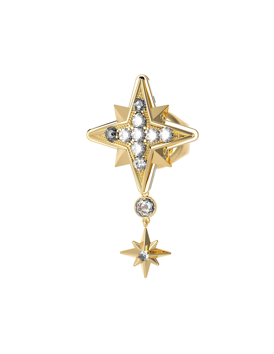 Aretes de logo In The Sky con acabado brillante cristal 3