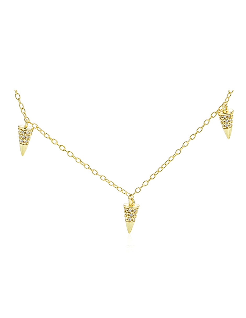 Collar con dije Gold de plata P 925 3