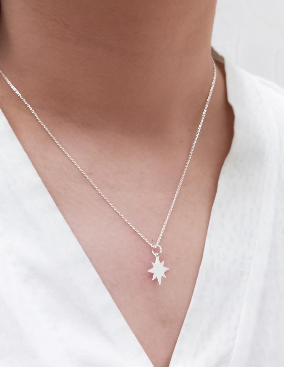 Colgante Y Dije de estrella astros de plata P 925 3