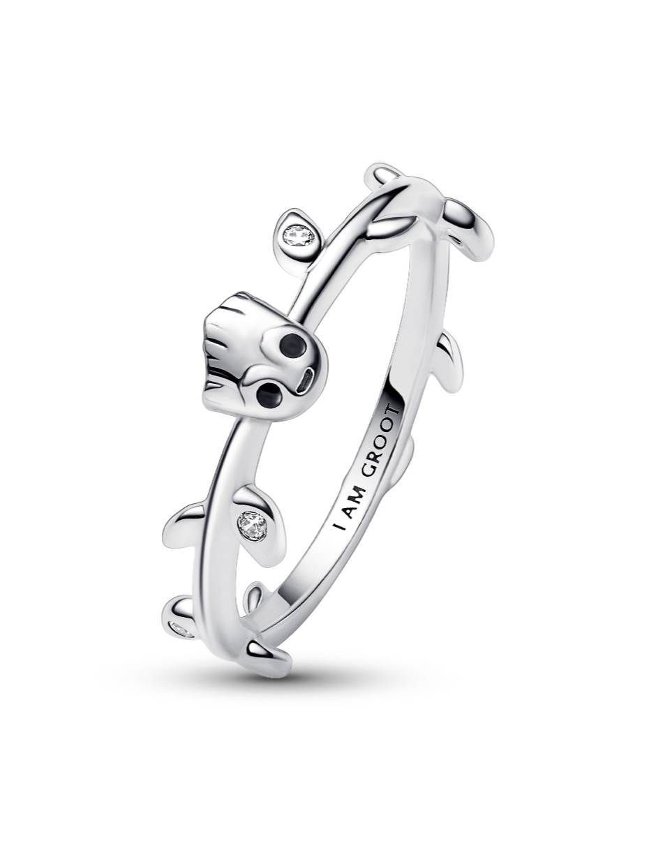 Anillo de hoja Marvel Guardianes de la Galaxia P 925 de plata zirconia cúbica brillante 3