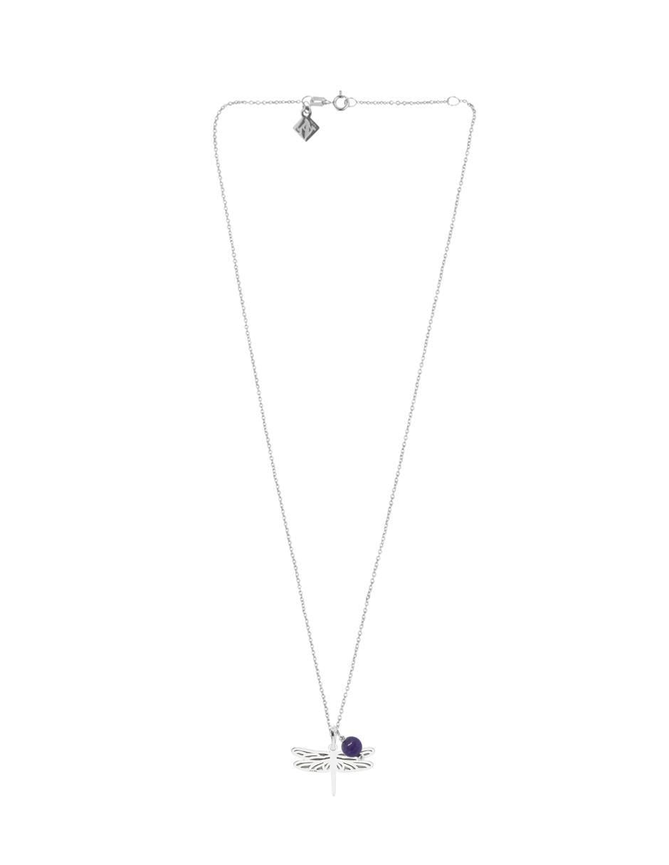 Colgante Y Dije de libélula suerte de plata P 925 2