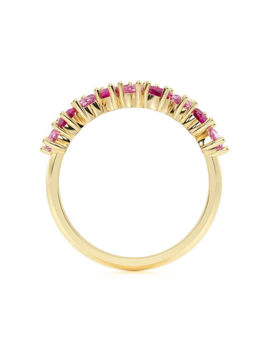 Churumbela Abba Joyas de oro zirconia acabado brillante