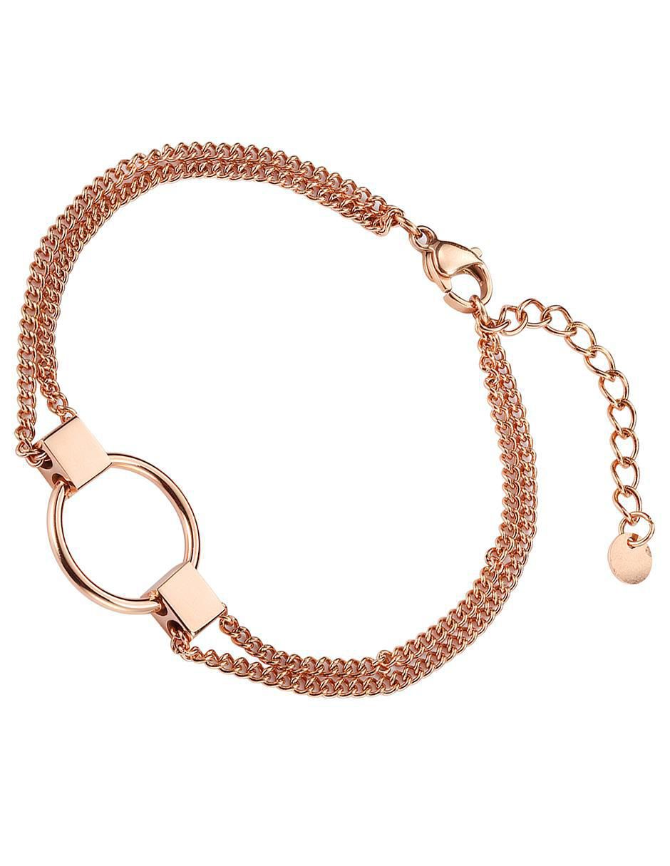 Pulsera Bracelet Rosegold con acabado pulido 3